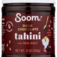 SOOM FOODS Dark Chocolate Sea Salt Tahini, 12 OZ