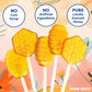 Sparko Sweets Natural Honeycomb Lollipops, Made In Usa, No Artificial Ingredients, No Corn Syrup, 40 Pieces, 1.2-Inch Diameter, 1.5 Lbs, Gold – Ideal For Tea Stirrers, Sore Throat Remedy, And Gifts