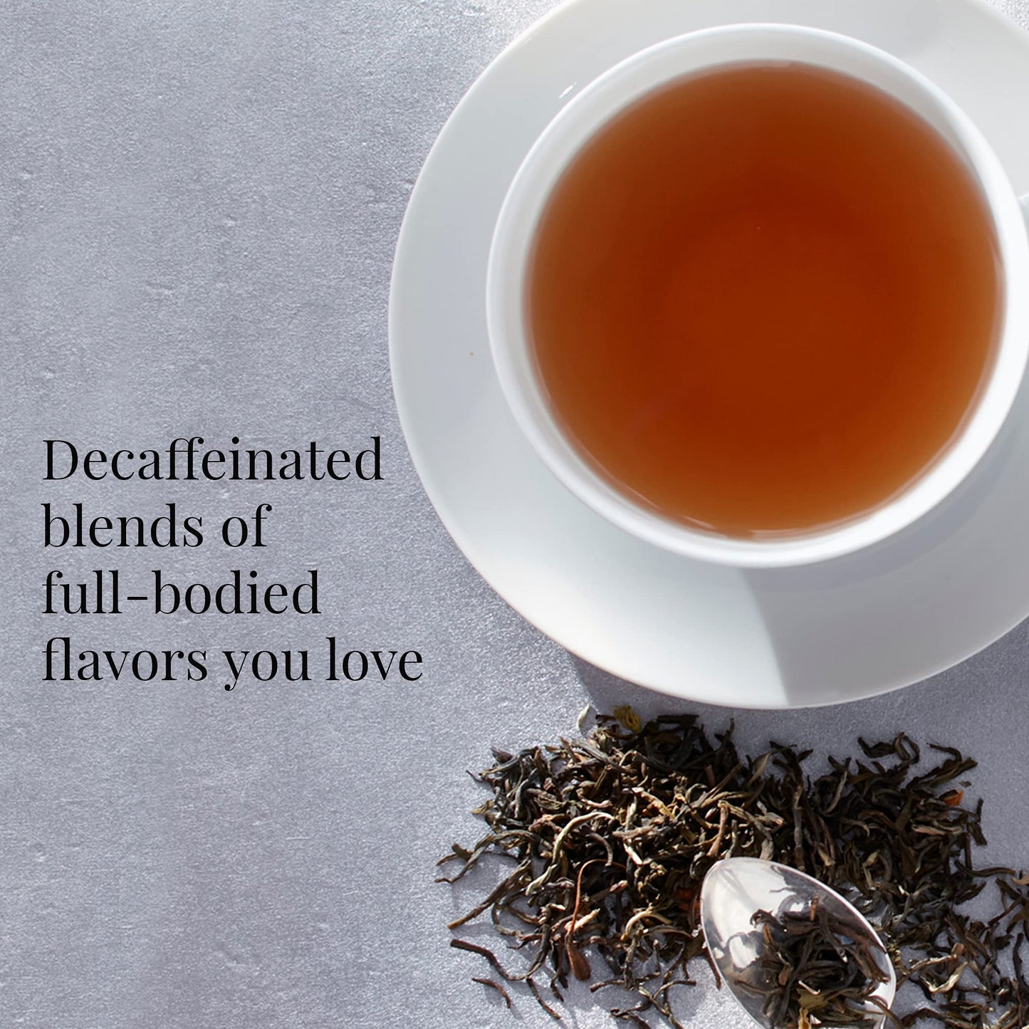The Republic Of Tea Decaf Ginger Peach Black Full-Leaf Loose Tea 1 Lb Bulk Bag | Steeps 200 Cups
