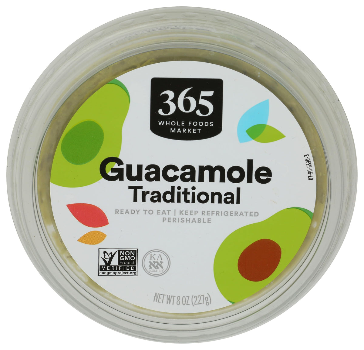 Whole Foods Market Guacamole, Traditional, 8 Oz