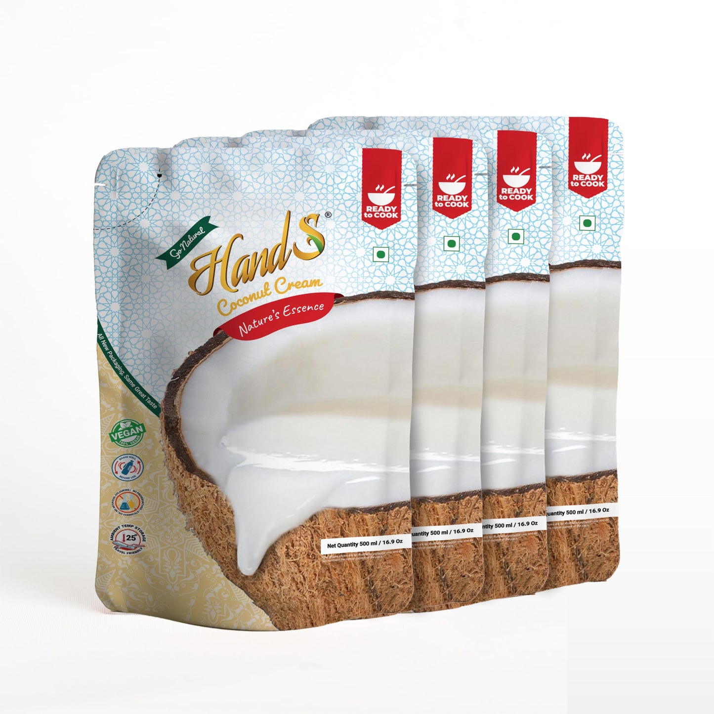HandS Coconut Milk 22% Fat, Extract of 2 Creamy Coconuts, Dairy Free, Real Homemade Taste No Added Sugar, Vegan and Keto Friend