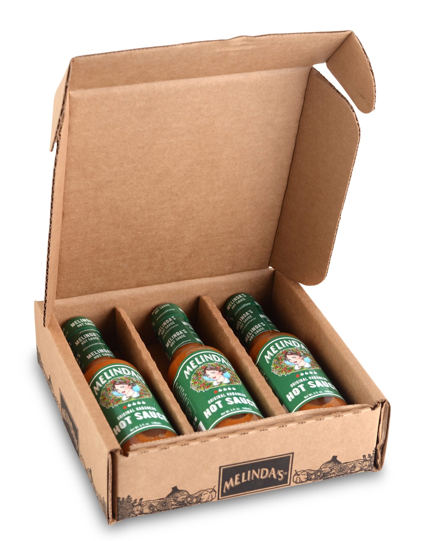 Melindas Original Habanero Hot Sauce - Made with Habanero Peppers, Carrots, Onion, Vinegar & Garlic - Keto, Vegan, Gluten Free H
