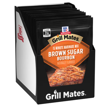 McCormick Grill Mates Brown Sugar Bourbon Marinade, 1.25 oz, Pack of 12
