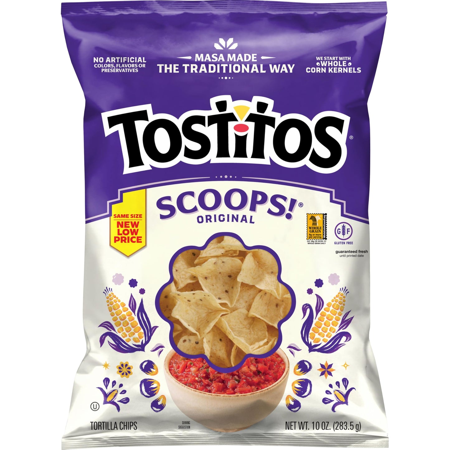 Tostitos Scoops Tortilla Chips, 10oz Bag