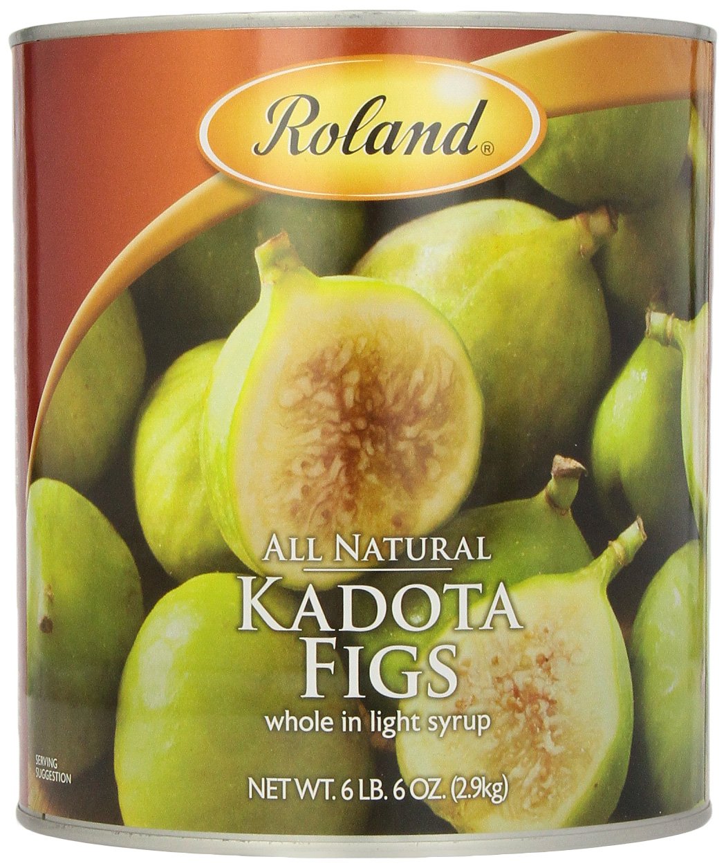 Roland Foods Kadota Figs In Light Syrup Specialty Imported Food 6.83-Pound Can