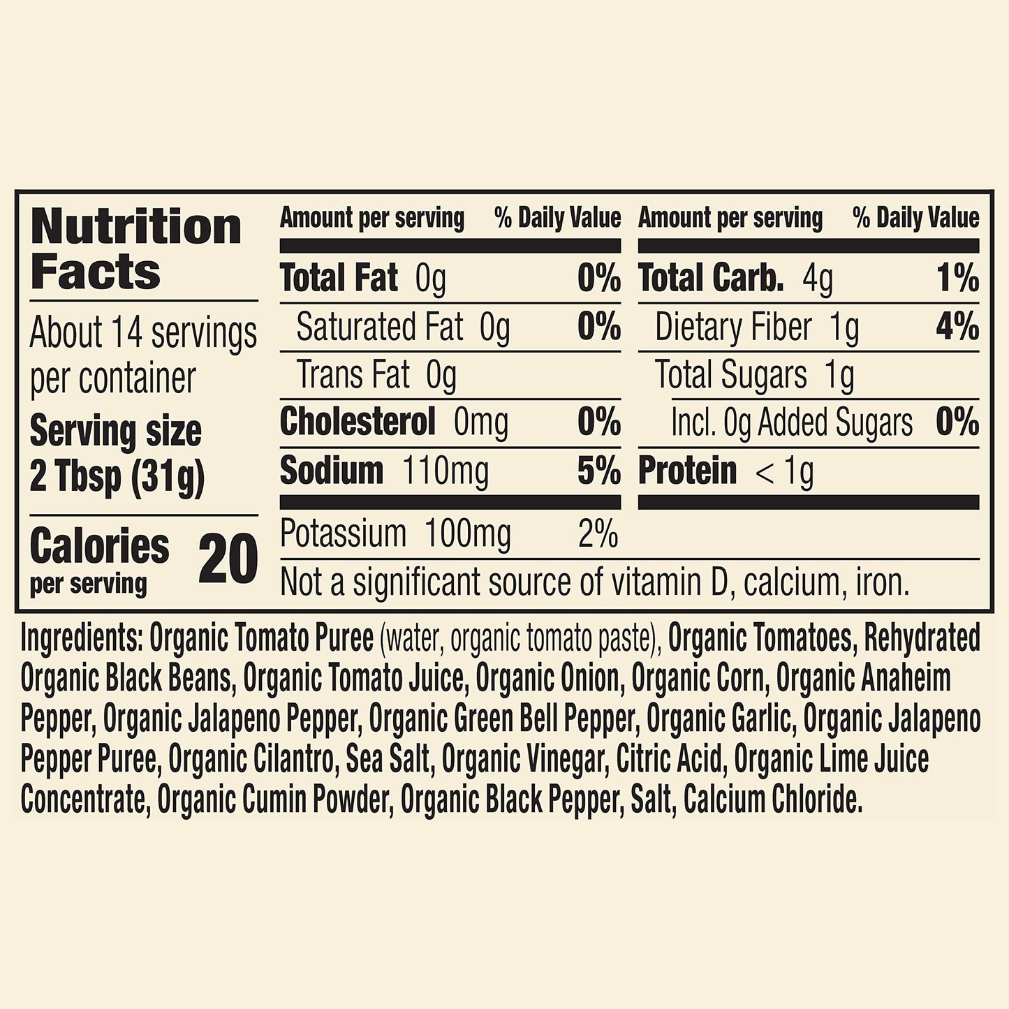 Muir Glen Usda Organic Black Bean And Corn Salsa, 16 Oz