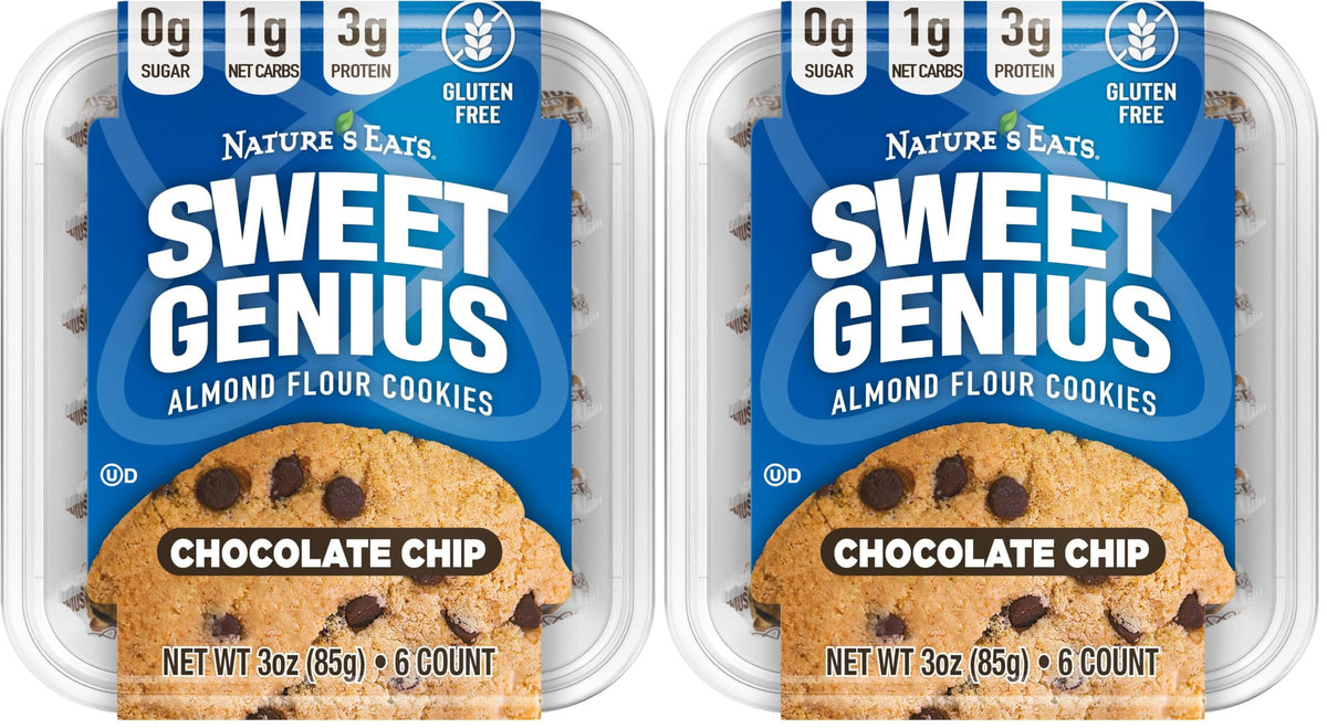 Almond Flour Cookies Chocolate Chip (Pack of 2)