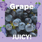 Jelly Fruit Mochi, Japanese Traditional Candy, Individually Wrapped, Artisanal Handworks, Juicy Grape, 300G?Yamasan?