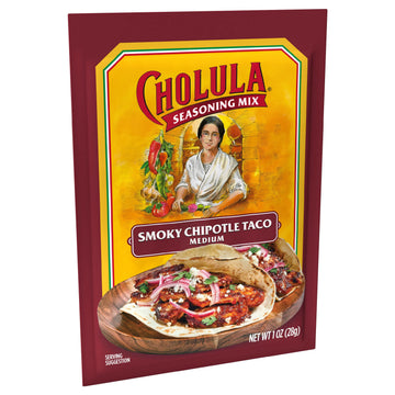 Cholula Smoky Chipotle Taco Seasoning Mix, 1 oz, Pack of 12