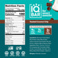 IQBAR Brain and Body Plant Protein Bars - Toasted Coconut Chip - 12-Count Low Carb - Gluten Free, High Fiber, Vegan Snacks - Low