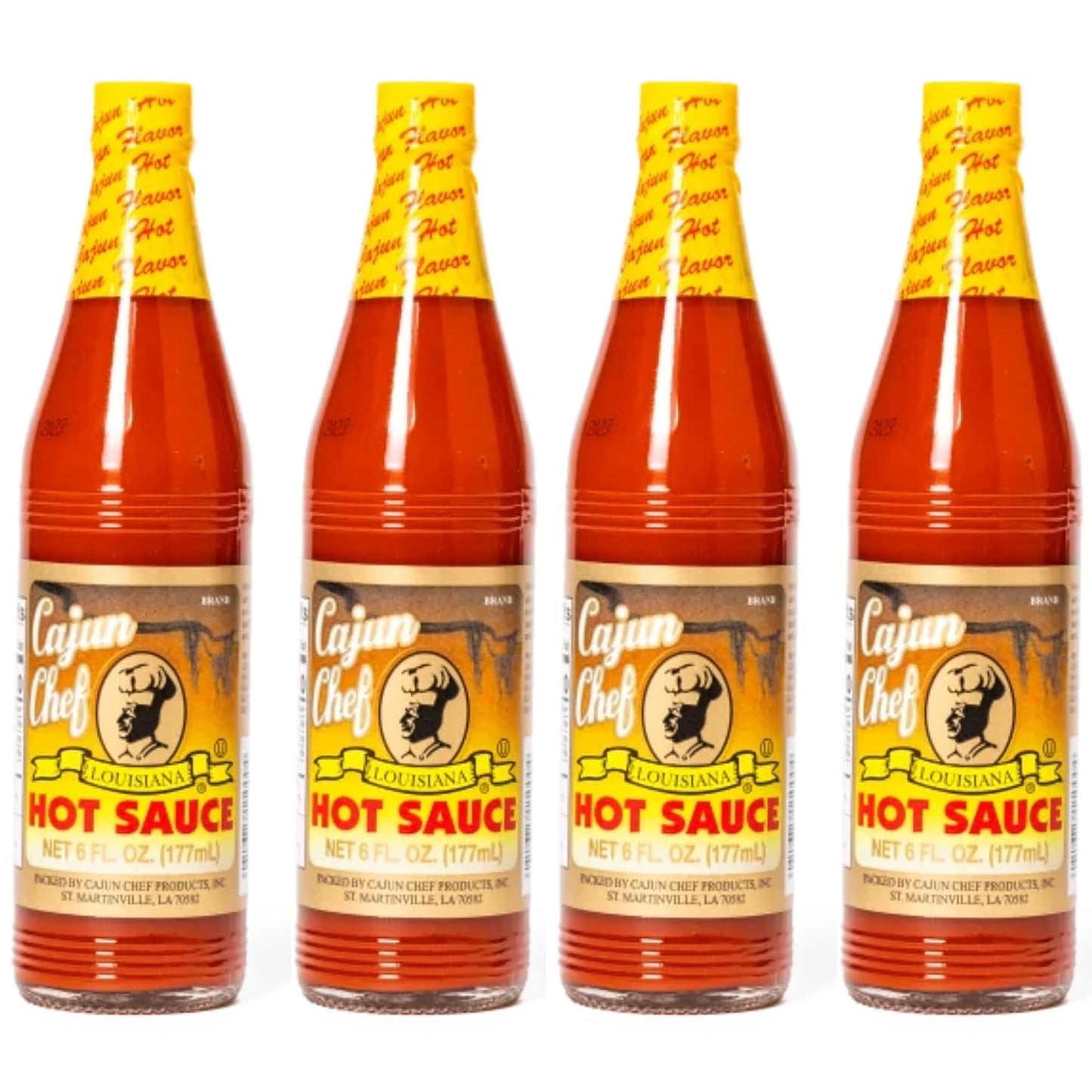 Cajun Chef Louisiana Hot Sauce (4pk) by Cajun Chef