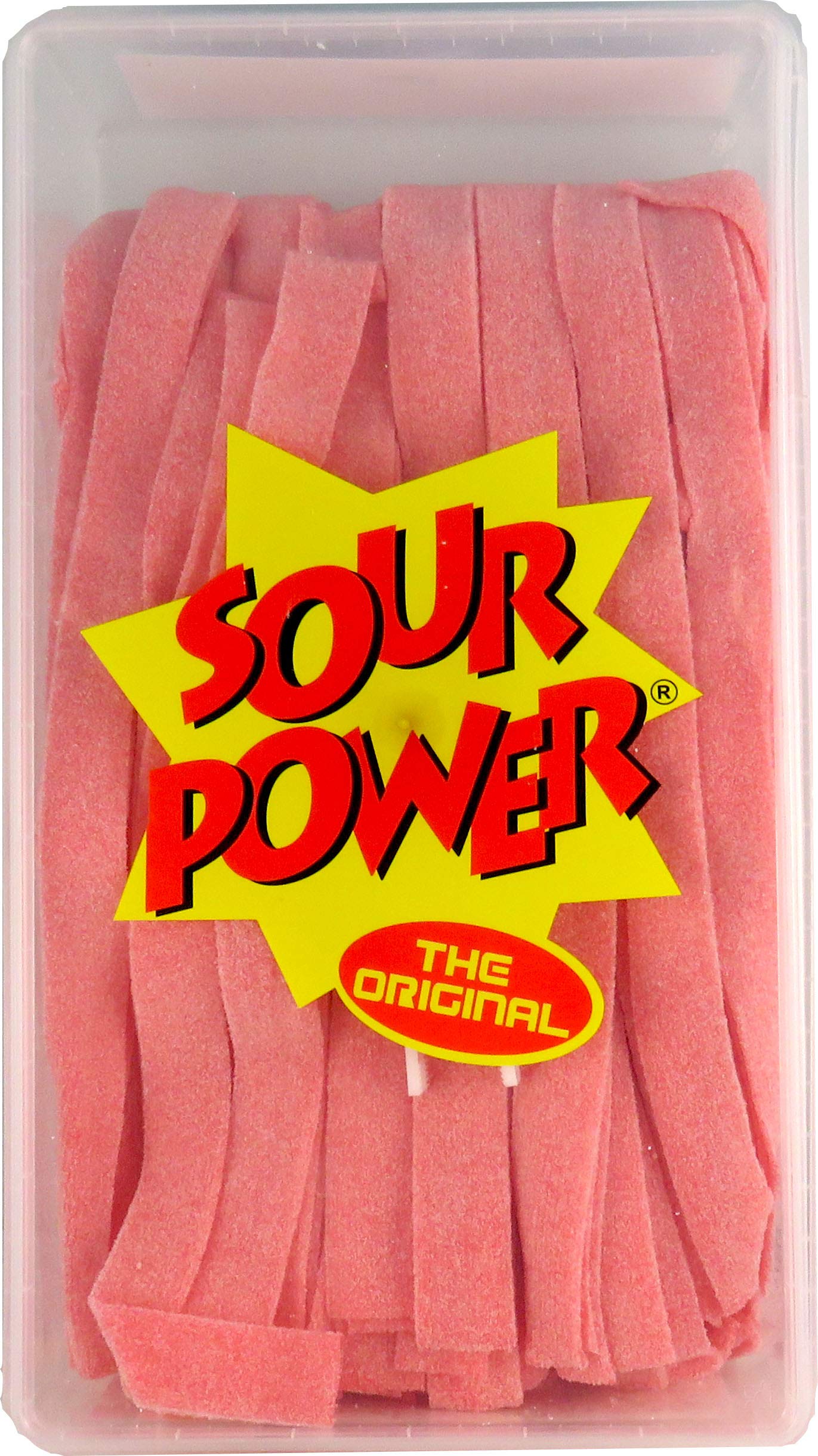 Sour Power Premium Candy Belts, Pink Lemonade, 42.3 Oz