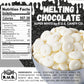 Super White Chocolate Melting Wafers 16oz (1 lb) by RUS Candy Company Perfect for Dipping  Coating  Baking  Molding & More