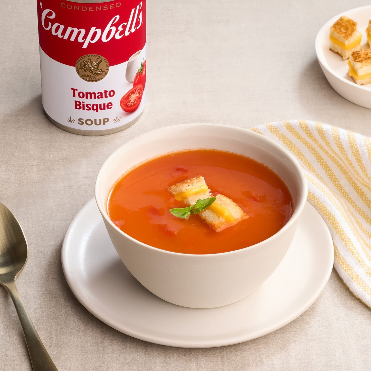 Campbell s Condensed Tomato Bisque Soup, 10.75 oz Can (12 Pack)