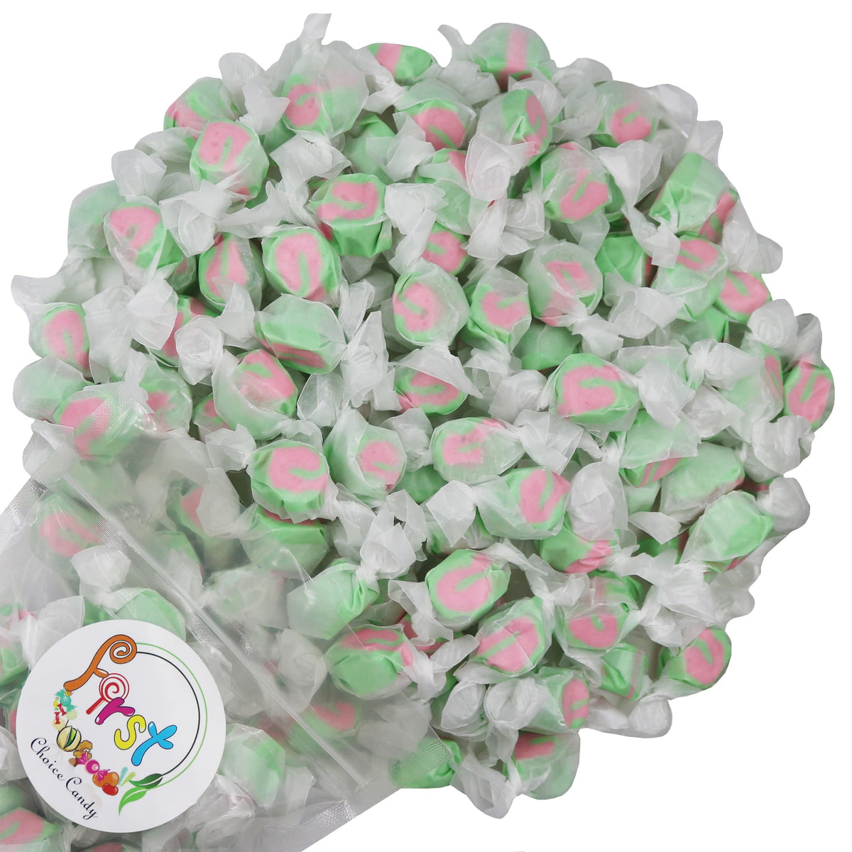 All Flavor Gourmet Saltwater Taffy (Watermelon, 1 Lb)