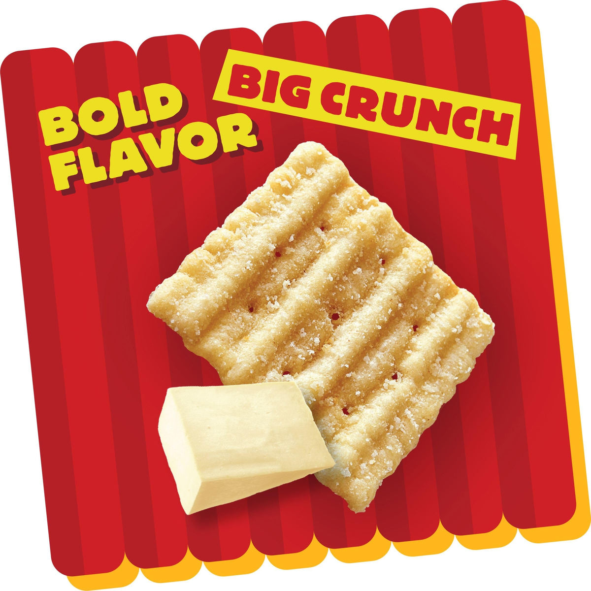 Cheez-It Grooves Crunchy Cheese Crackers, Snack Crackers, Lunch Snacks, Family Size, Sharp White Cheddar, 17Oz Box (1 Box)