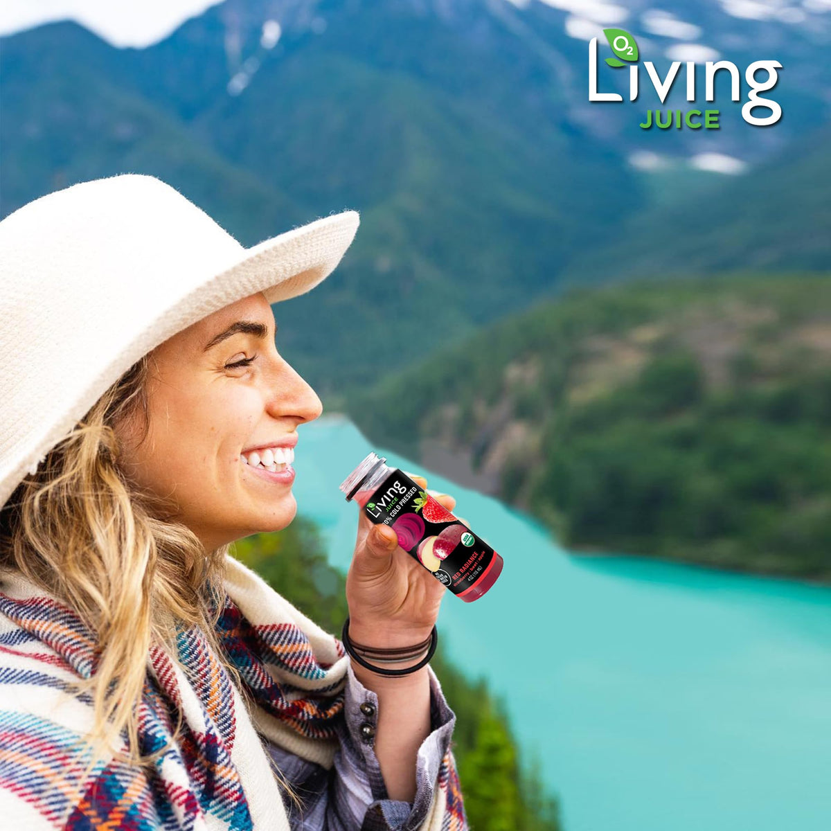 O2 Living Health Juices: Cold Pressed Juice - No Added Sugar Or Water Fresh Juices - Nutrient-Packed Fruit & Vegetable Juice, Fr