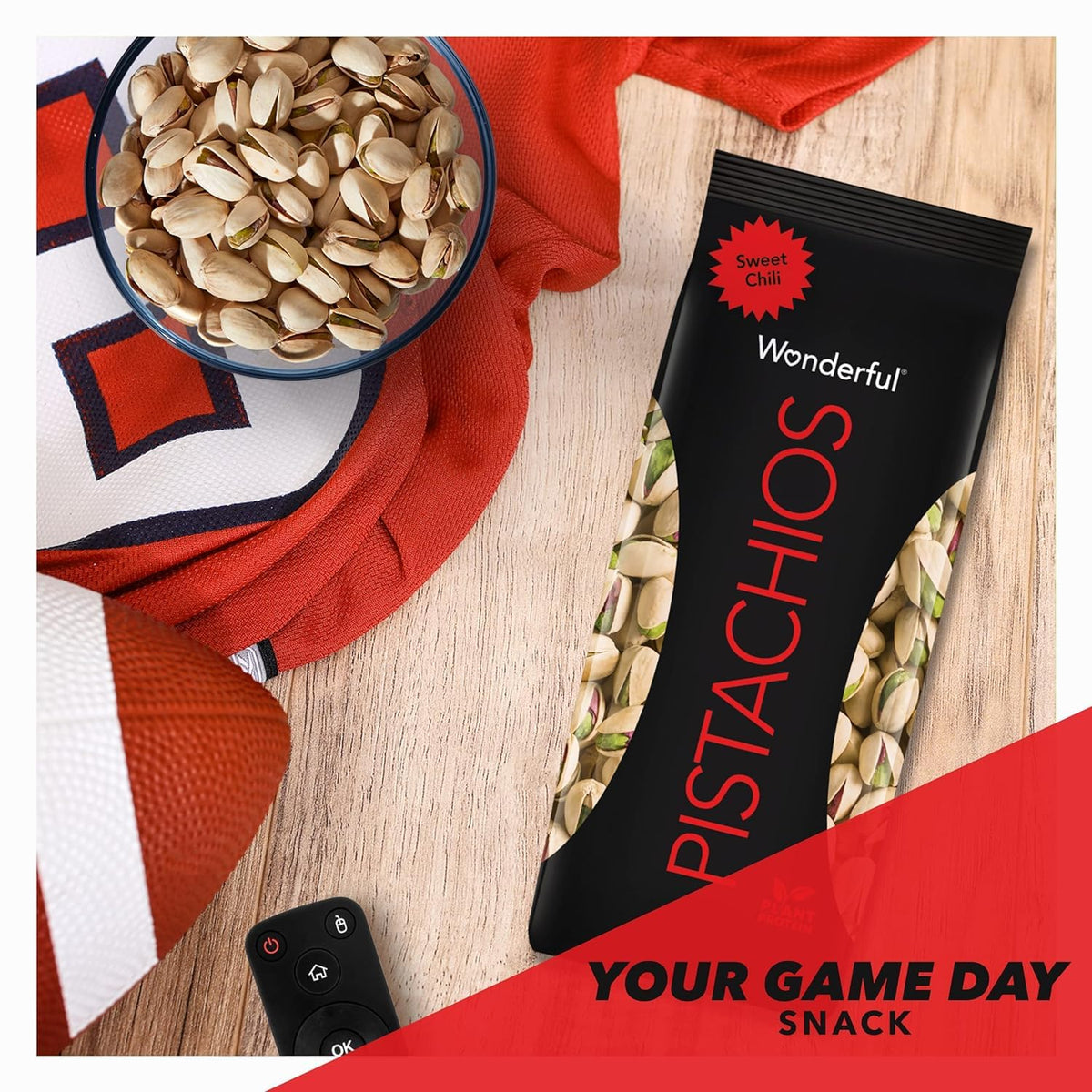 Wonderful Pistachios Sweet Chili Nuts, 14 Ounce Bag, Gluten Free Protein Snack, Model 0C1842A28M