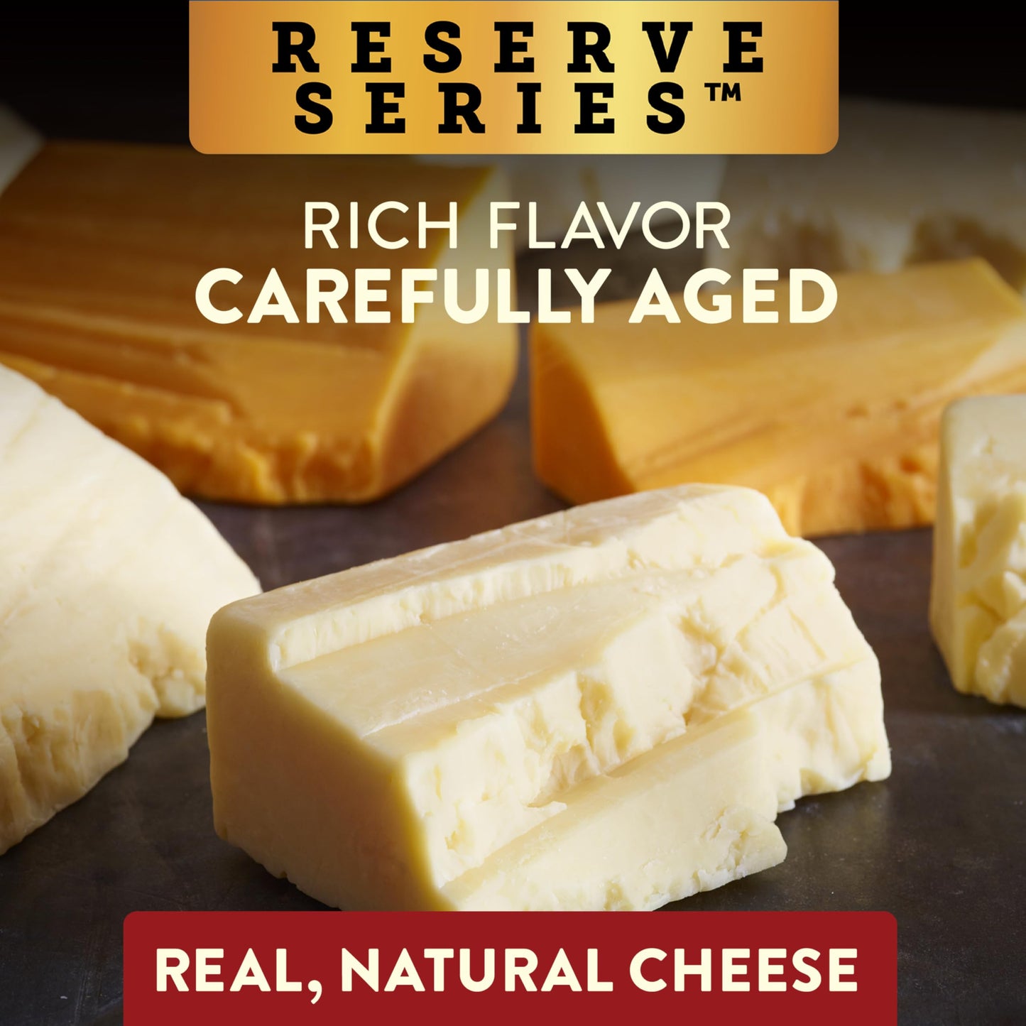 Sargento Reserve Series Natural Aged White Cheddar Sliced Cheese, 10 Slices