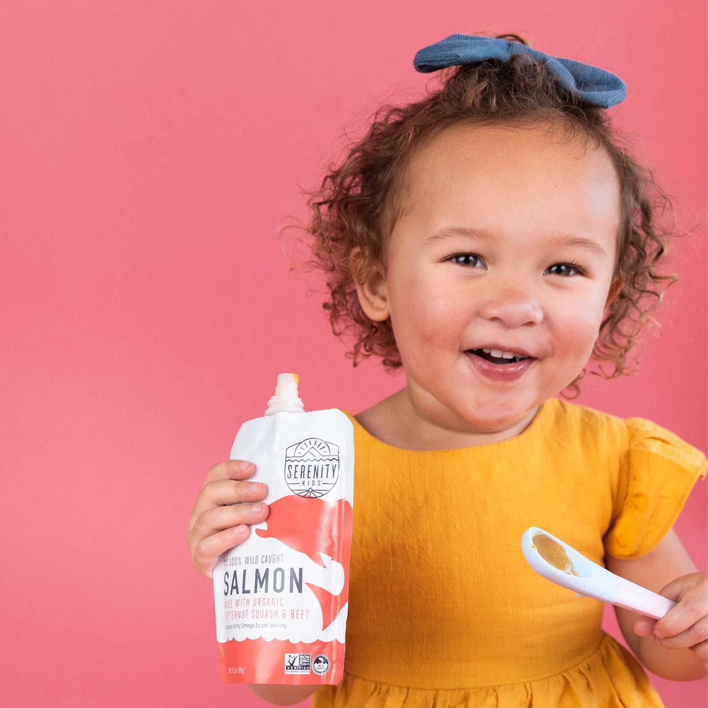 Serenity Kids 6+ Months Baby Food Pouches Puree Made With Ethically Sourced Meats & Organic Veggies  3.5 Ounce Bpa-Free Pouch  W