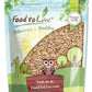 Food To Live Unhulled Sesame Seeds, 12 Ounces – Whole Natural Raw White Sesame Seeds, Kosher, Vegan, And Keto, Bulk Sesame. High In Calcium, Iron, And Fiber. Perfect For Stir-Fries, Noodles