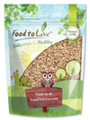 Food To Live Unhulled Sesame Seeds, 12 Ounces – Whole Natural Raw White Sesame Seeds, Kosher, Vegan, And Keto, Bulk Sesame. High In Calcium, Iron, And Fiber. Perfect For Stir-Fries, Noodles
