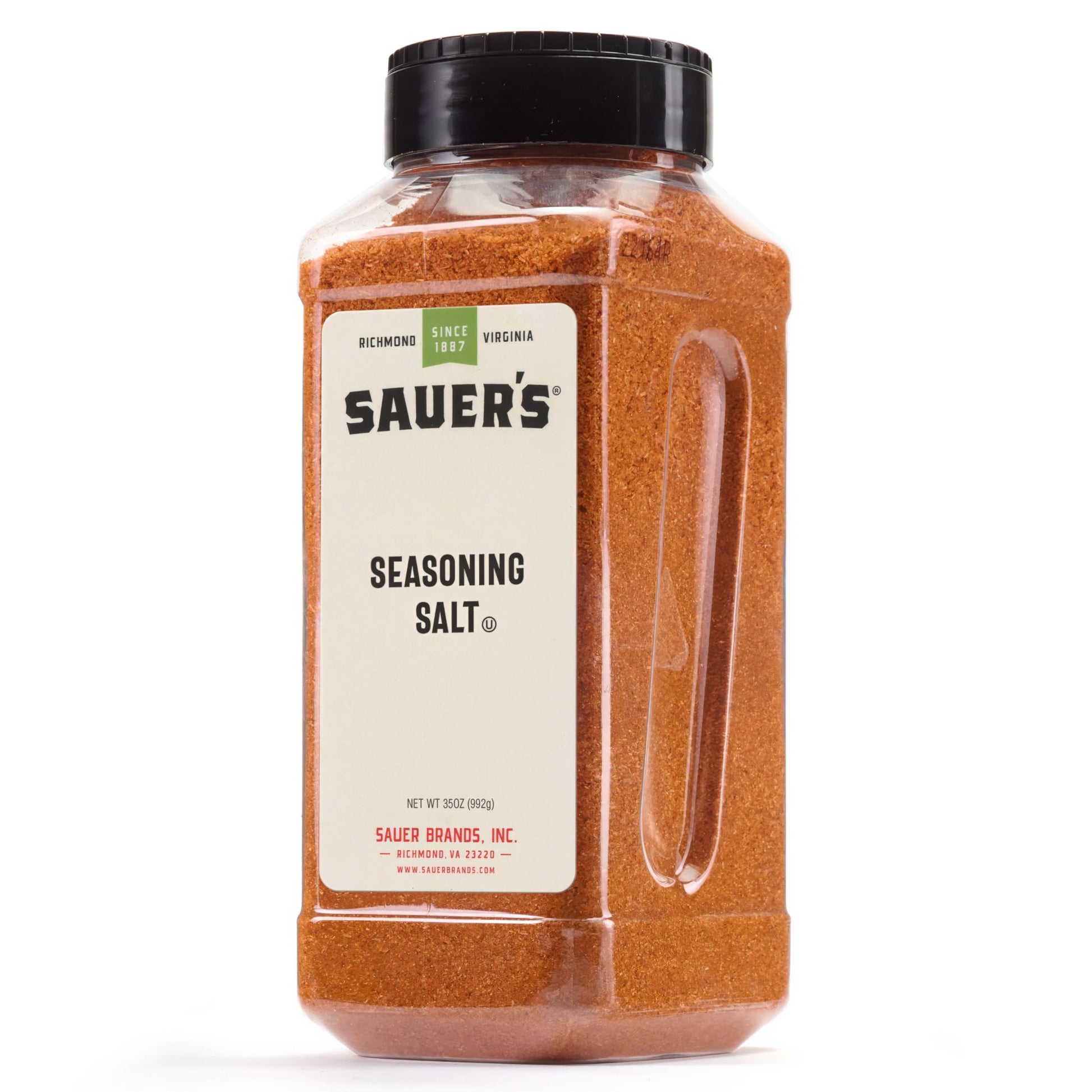 Sauers Season Salt, No MSG, 35 Ounce - Perfect for Seasoning and Flavoring
