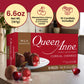Queen Anne Milk Chocolate Covered Cordial Cherries | 6.6 Oz | 10 Piece Gift Box | Whole Maraschino Cherry Creamy Filled Liquid Center |Holiday Party Chocolate Candy