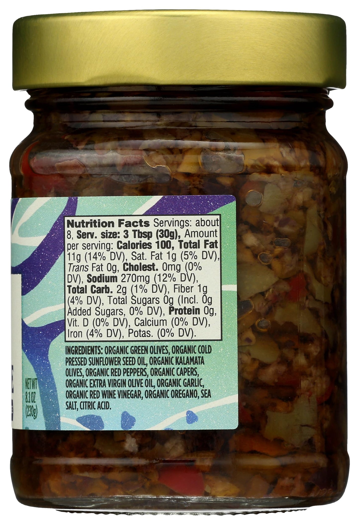Whole Foods Market, Tapenade Olive Organic, 8.11 Ounce