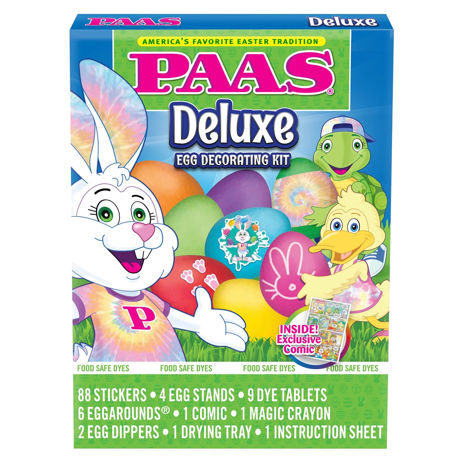 PAAS Deluxe Egg Decorating Kit - Multicolor, Paper Material