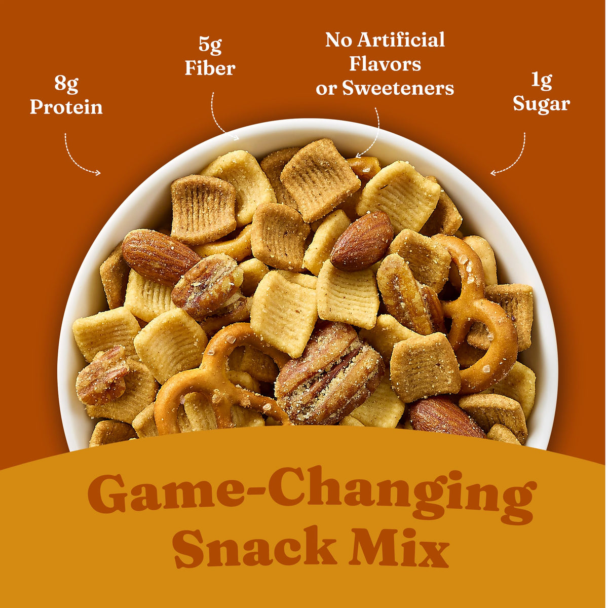 Catalina Crunch Protein Snack Mix - 8g Protein, 1g Sugar per Serving - Good Source of Fiber, Keto, Gluten Free - Honey Mustard,