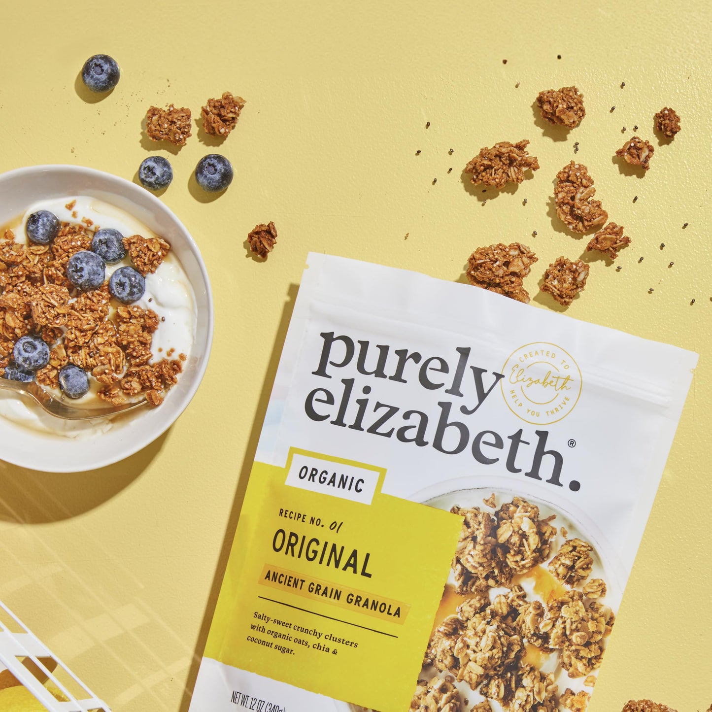 Purely Elizabeth Aancient Grain Granola Best Sellers Variety Pack, Made with Organic Oats and Ancient Grains, Gluten-Free, Non-G