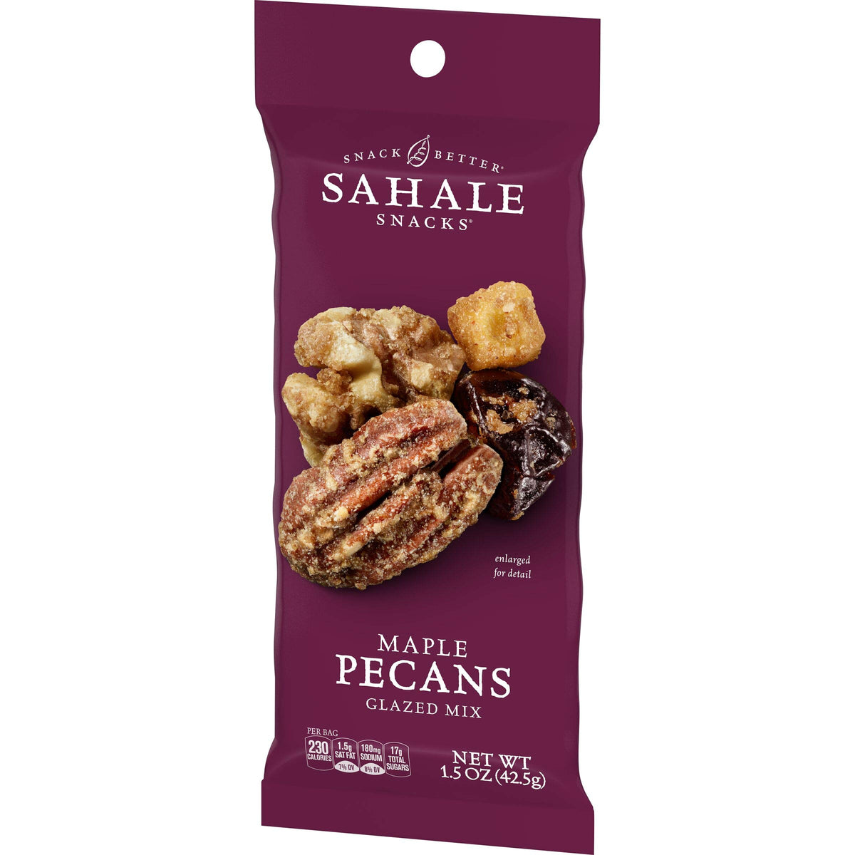 Sahale Snacks Maple Pecans Glazed Mix, 1.5 Ounces (Pack Of 9)