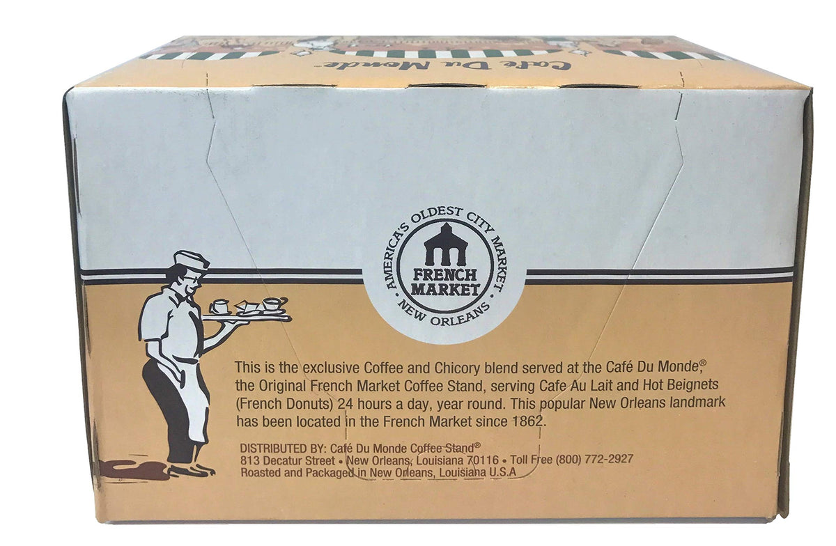 Cafe Du Monde Coffee and Chicory - 24 Single Serve Cups, 4.9 Ounce Pack