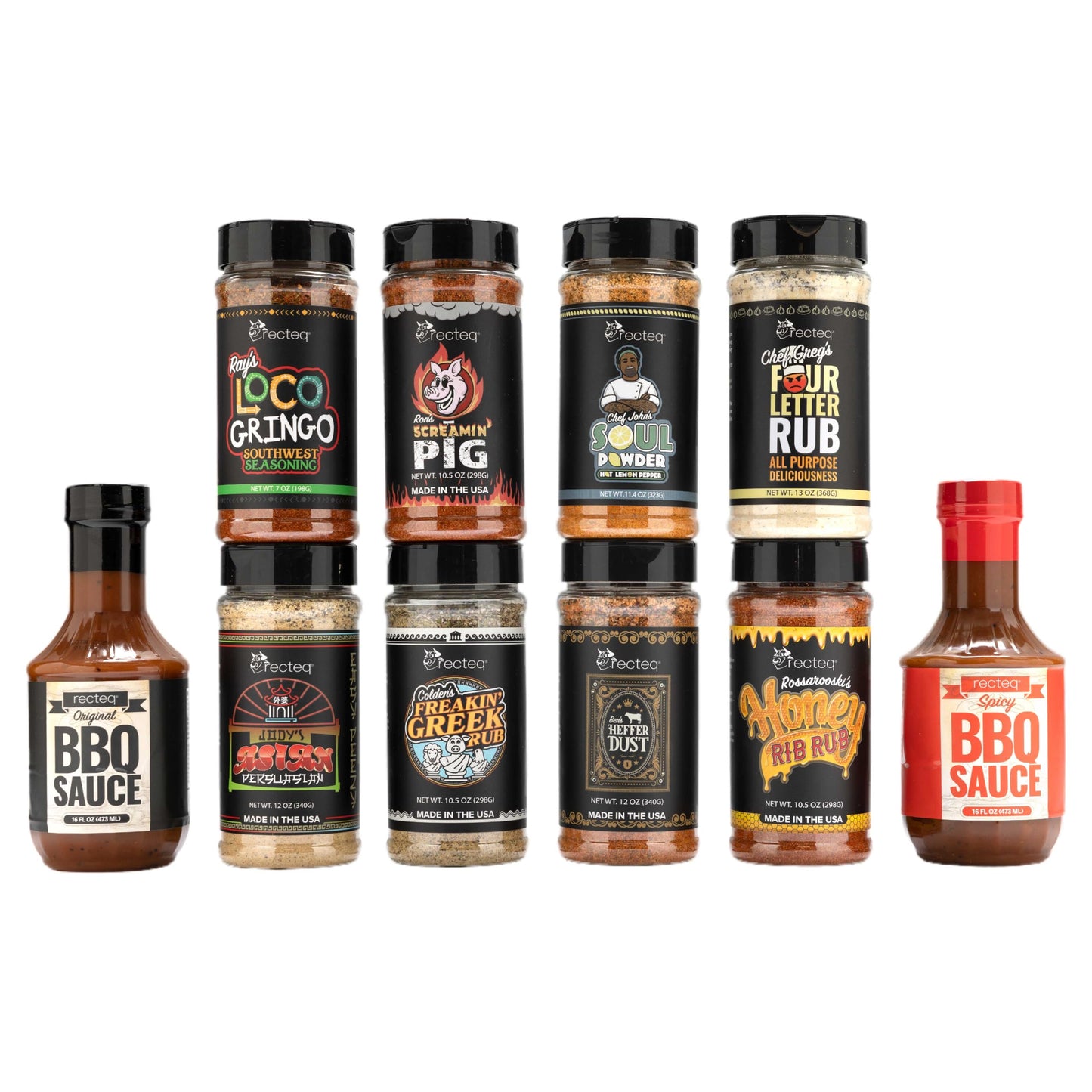 recteq Rub & Sauce Bundle | BBQ Rubs & Spices | 16 Fl Oz (Pack of 1)