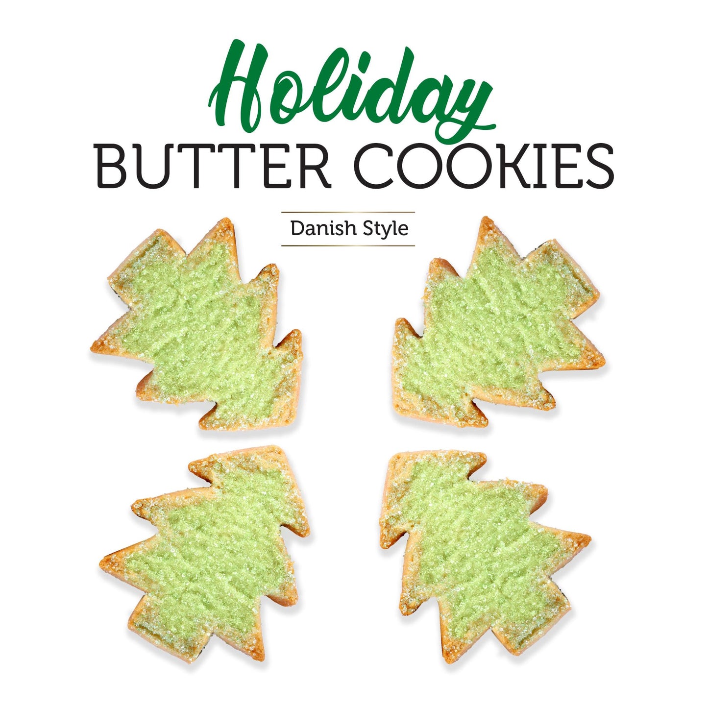 Mattigans Holiday Butter Cookies, Danish Style Cookie, 12 Oz Tin, Gourmet Gifts, Holidays, Christmas, Stocking Stuffer, Special