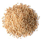 Food to Live Organic Toasted Hulled Sesame Seeds, 1 Pound - Crunchy and Nutritious Snack, Oven Roasted, Unsalted, No Oil Added,