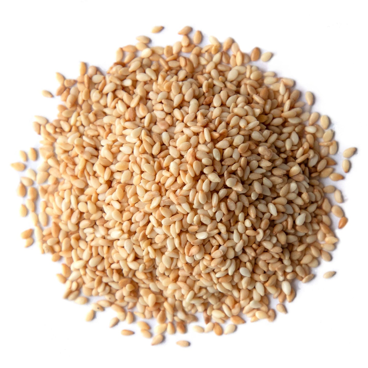 Food to Live Organic Toasted Hulled Sesame Seeds, 1 Pound - Crunchy and Nutritious Snack, Oven Roasted, Unsalted, No Oil Added,