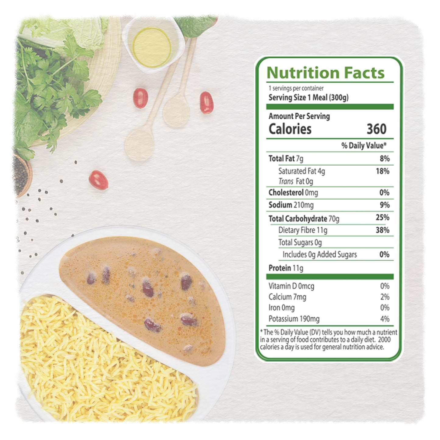 Food Earth Ready To Eat Indian Meal - Bombay Lentil Curry With Turmeric Rice - Organic, Vegan, Gluten-Free, Gmo-Free, Plant-Base