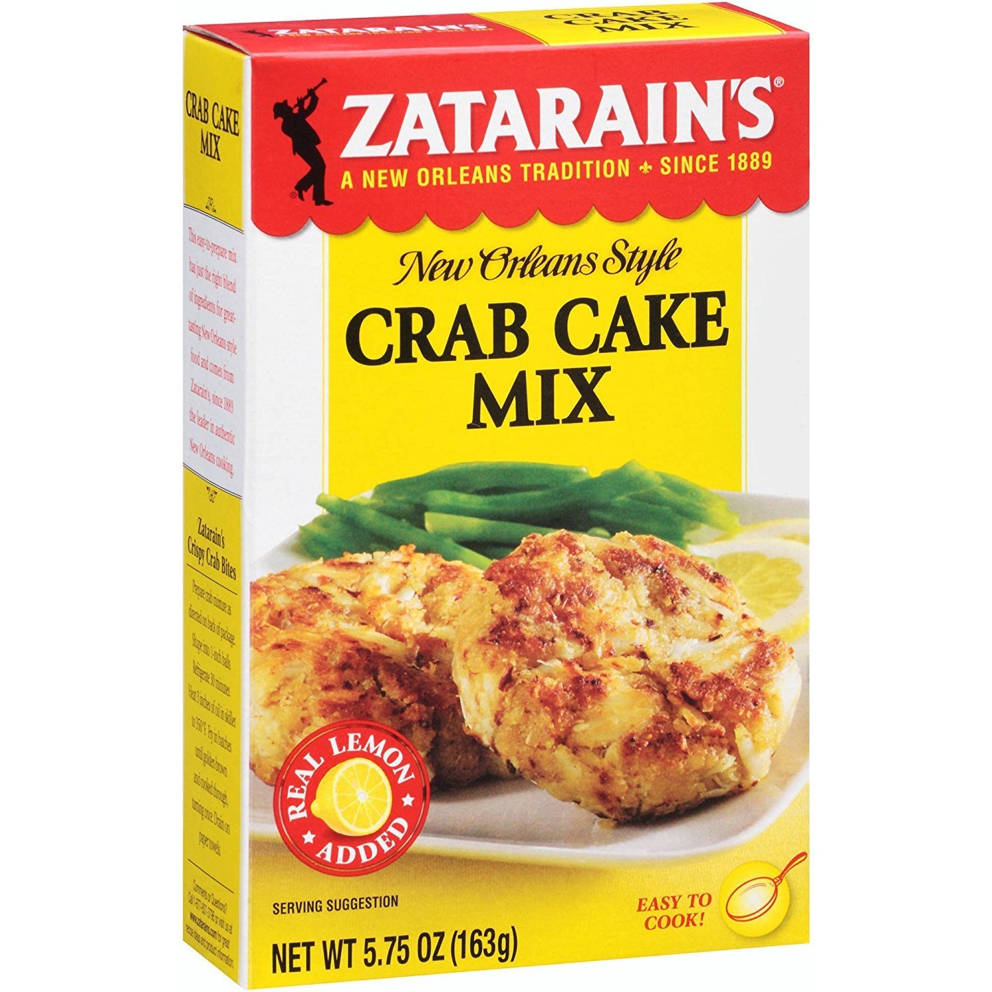 Zatarains Crab Cake Mix, 5.75 Ounce