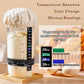 DWTS DANWEITESI Sourdough Starter Kit with Feeding Band, Thermometer, Jar Sc r, Cloth Cover & Aluminum Lid, 24oz-2pcs