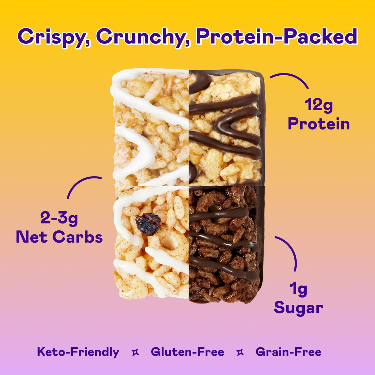 Magic Spoon High Protein Bars - Keto Friendly, 6 Flavors, 1 Count (Pack of 6)
