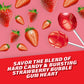 Colombina Bon Bon Bum Lollipops W/Bubble Gum Center, Strawberry Flavor, Individually Wrapped, Ideal For Party Favors And Gifts,