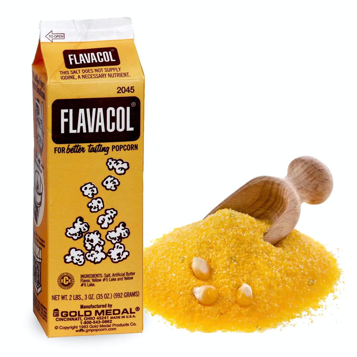 Pantryware Essentials Concession Essentials Flavacol Popcorn Season Salt, 1ct-35oz Carton. 1 Count