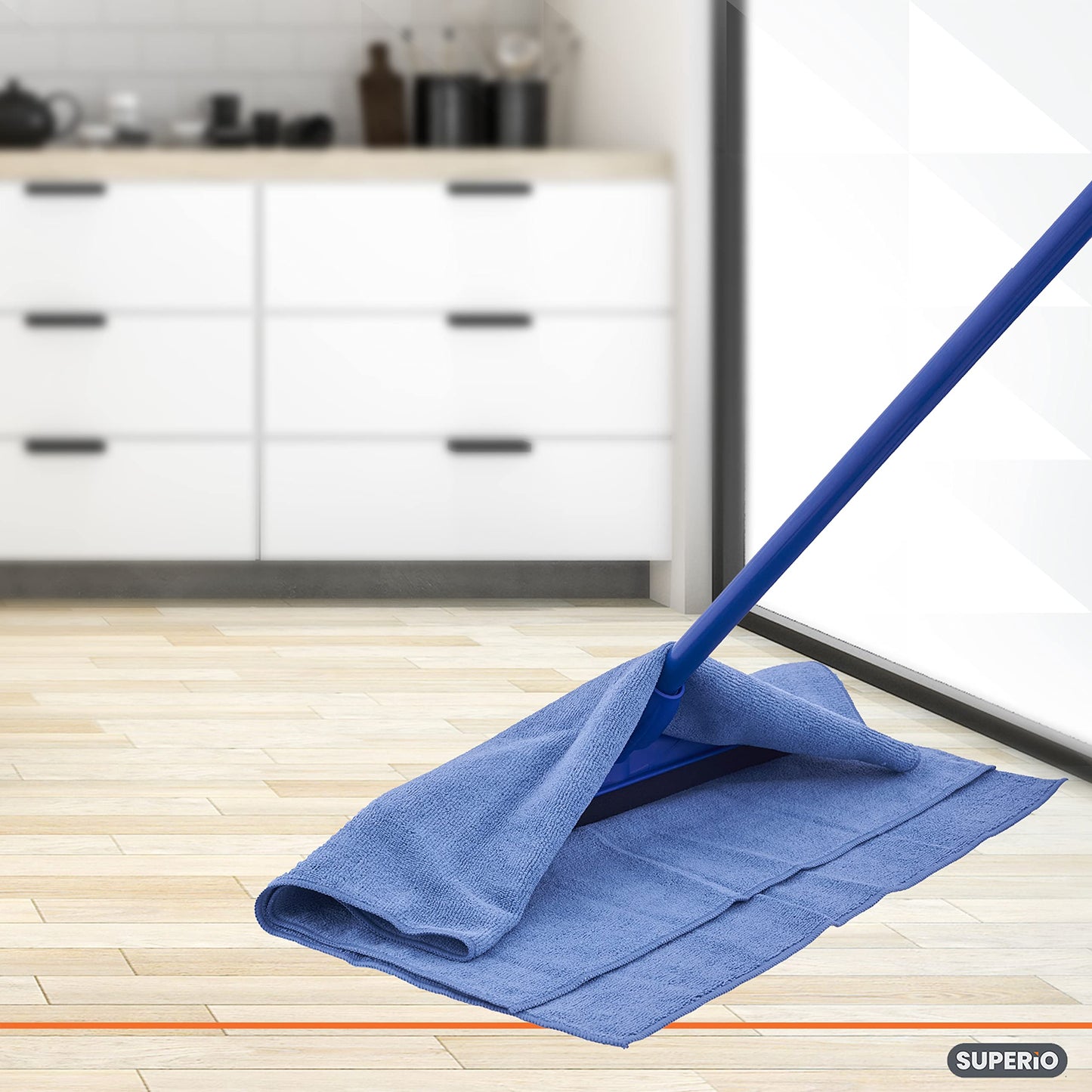Superio Microfiber Squeegee Towel Extra Large Miracle Cloth 20 X 30 Streak Free Microfiber Floor Cloth-Rag For Cleaning House, K