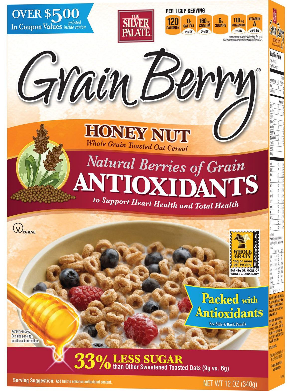 Grain Berry Honey Nut Toasted Oats, 12 Ounce