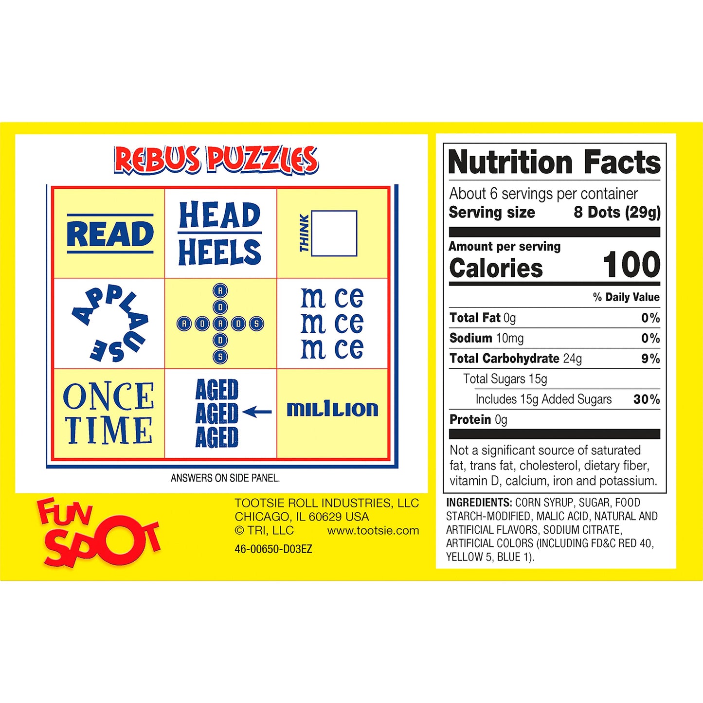 DOTS Assorted Fruit Flavored Gumdrops Candy, 6.5oz Theater Box, 4-Pack