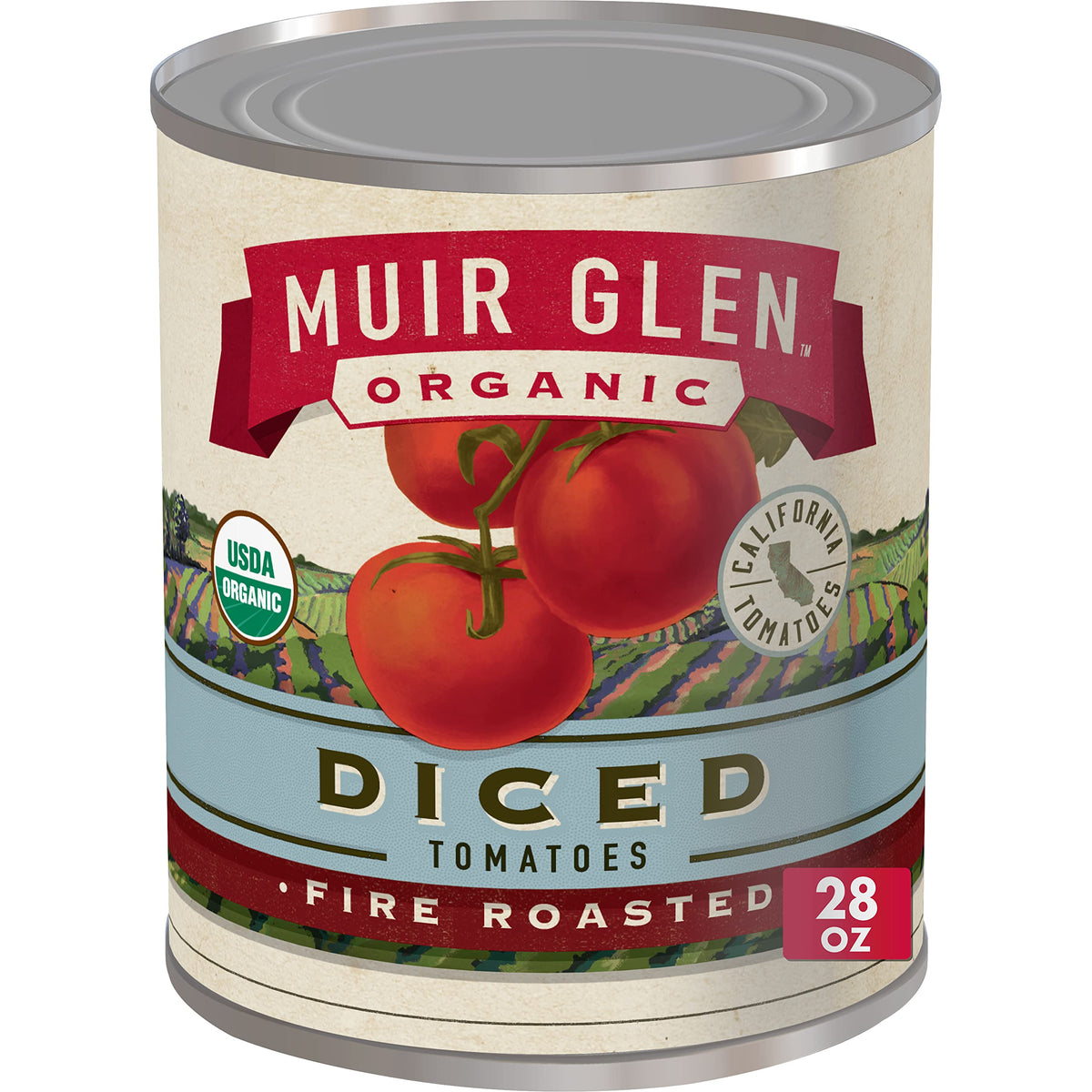Muir Glen Organic Diced Fire Roasted Canned Tomatoes, 28 Oz.