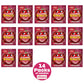 Douzzle Dibbitz Cherry, Candy Filled Straw Sticks (14 Count, Pack Of 1) Individually Wrapped Candies, Birthday Party Favors, Goo