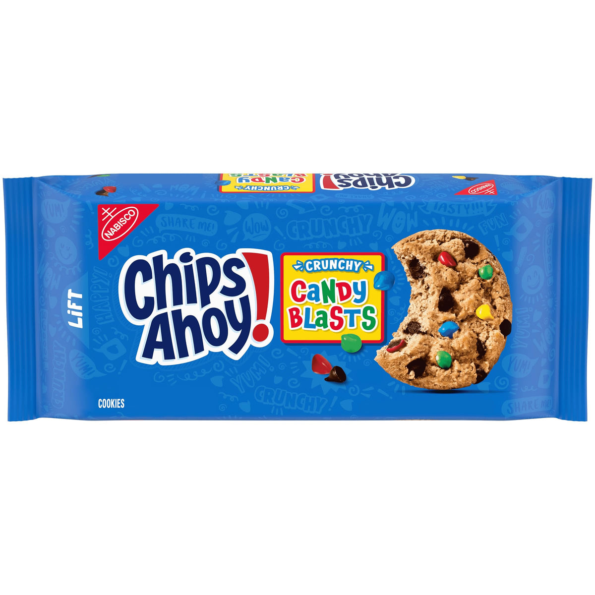 CHIPS AHOY! Crunchy Candy Blasts Chocolate Chip Cookies, 12.4 oz